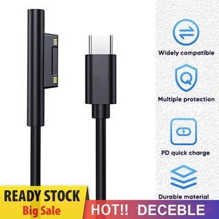 Dây Cáp Sạc Nhanh Usb C Cho Microsoft Surface Pro 7 6 5 4