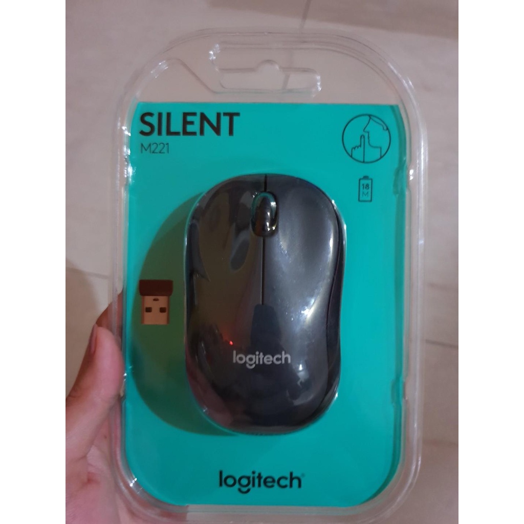 CHUỘT KHÔNG DÂY YÊN TĨNH LOGITECH M221 CHÍNH HÃNG BẢO HÀNH 3 NĂM