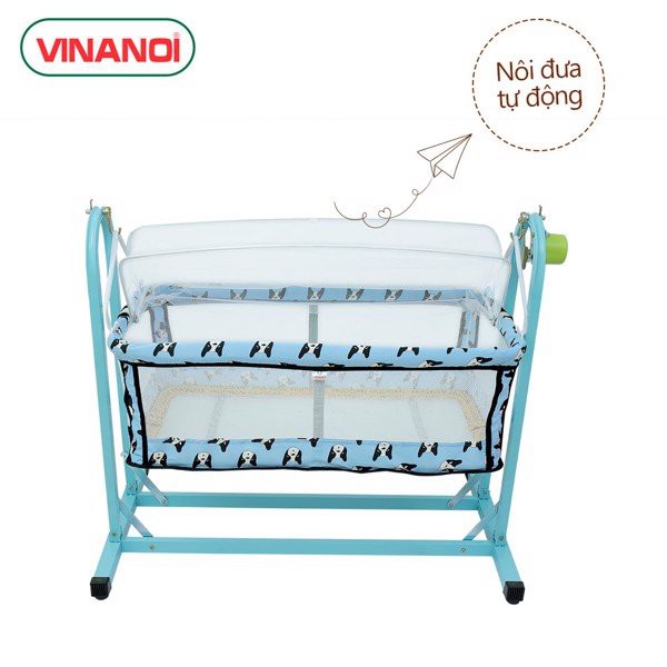 Nôi Võng Đưa Tự Động Đa Năng Cho Bé Tối Đa 35kg VINANOI - NV35 -Vừa Làm Nôi Vừa Làm Võng- Máy Đưa Võng Siêu Êm