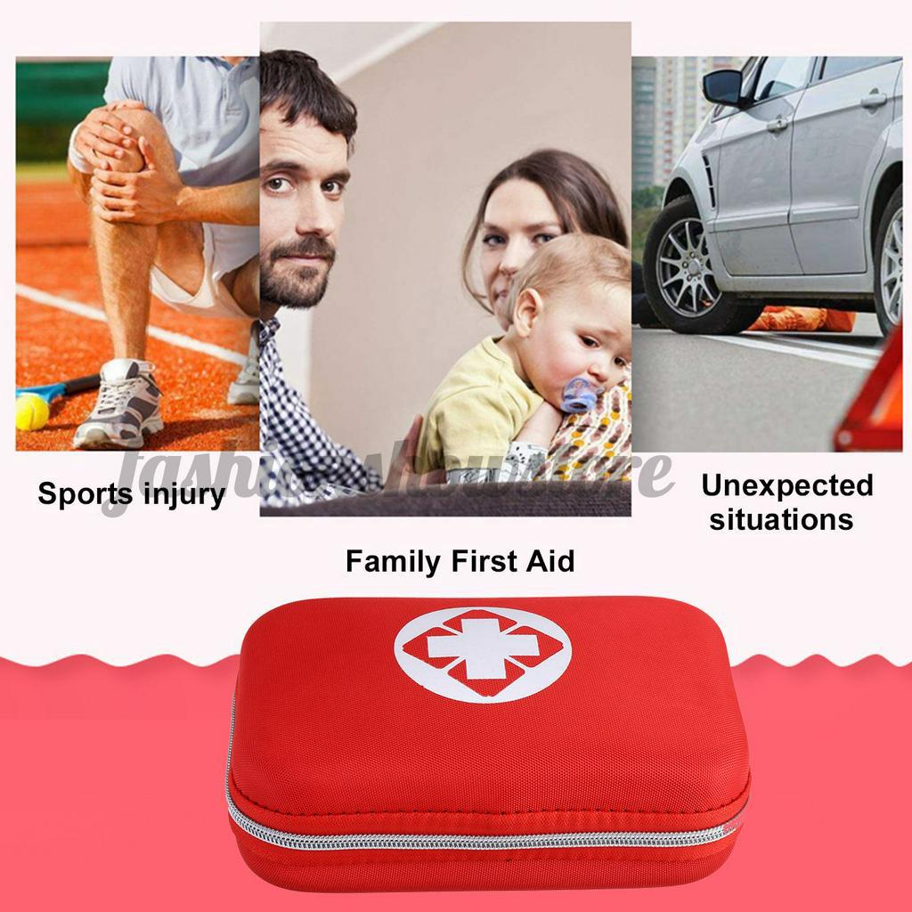 Wonderful 250Pcs 9pcs Emergency Survival First Aid Kit Bag Hiking Adventures Gear For Home Outdoor FASHIONSHOWSTORE