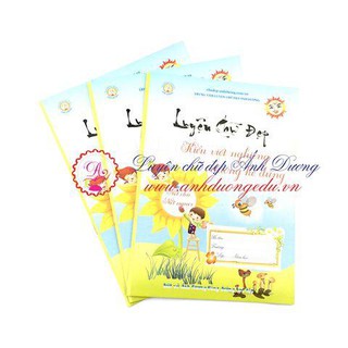 🌻Vở mẫu luyện chữ nghiêng (đường kẻ đứng)