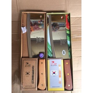 TALA Dao Chặt Xương Hàn Quốc Kinh Fish Có Cán Gỗ Cao Cấp, Cực Chắc, Siêu Bền