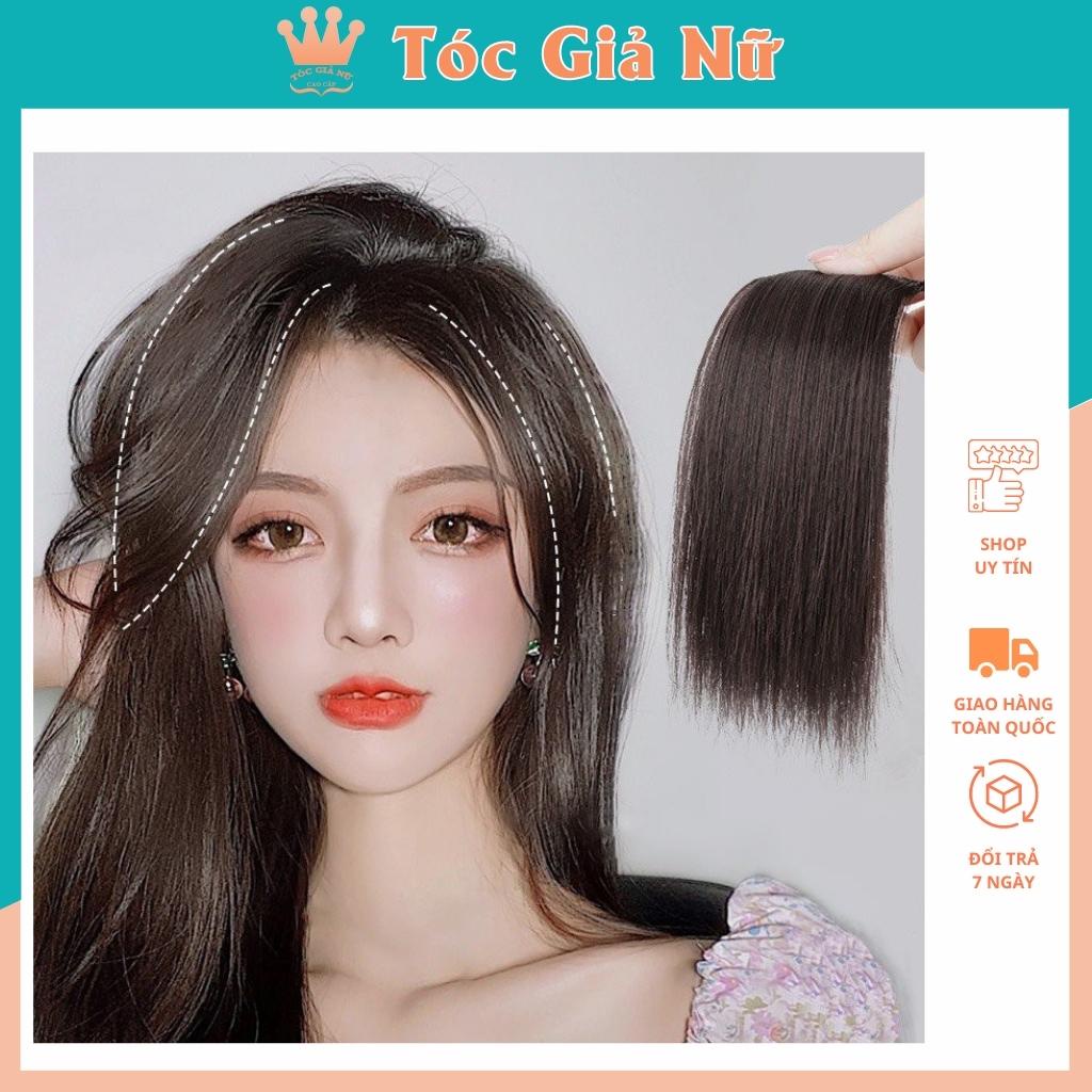 Tóc giả kẹp phồng nữ đẹp chân tóc 20cm hàn quốc TGN 20cm