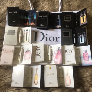 Vial mẫu thử nước hoa nam /nữ 1ml edp/ edt nhà Dior jadore/ sauvage/ miss dior/ Dior Joy/ Miss Dior
