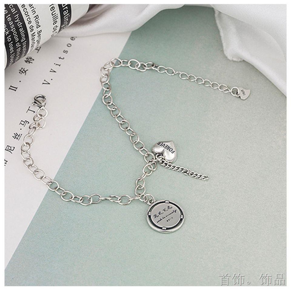 Love sterling bạc 925 lắc tay nữ xu hướng thời trang cá tính bạn gái hoang dã sinh viên quà tặng ngày của mẹ đơn