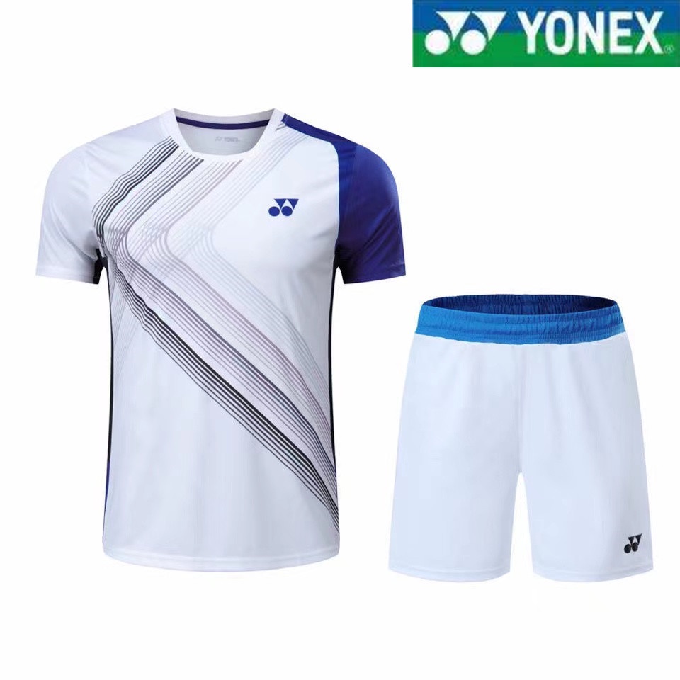 Bộ Đồ Thể Thao Cầu Lông Yonex Tay Ngắn Cổ Tròn Cá Tính Cho Nam Và Nữ