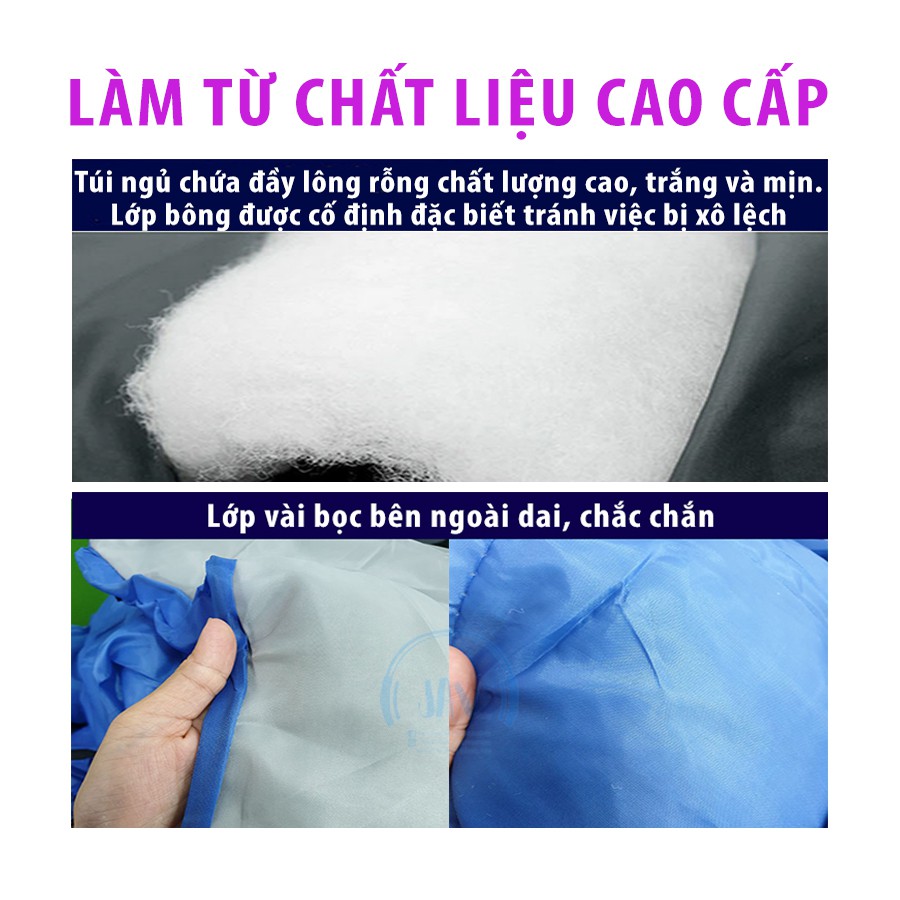 [ LOẠI TO DÀY 1KG ] TÚI NGỦ VĂN PHÒNG, DU LỊCH JAVA - Nệm trải sàn văn phòng - Chăn đa năng trải sàn- nhỏ gọn bền đẹp