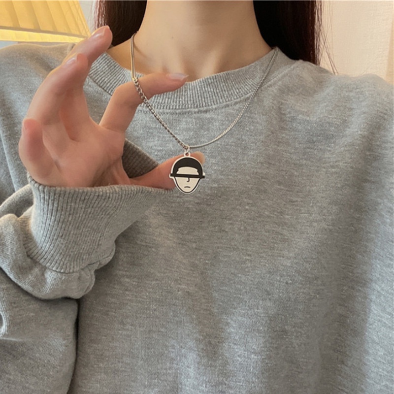 Vòng Cổ Dây Xích Thiết Kế Đơn Giản Phong Cách Hiphop Thời Trang Hàn Quốc