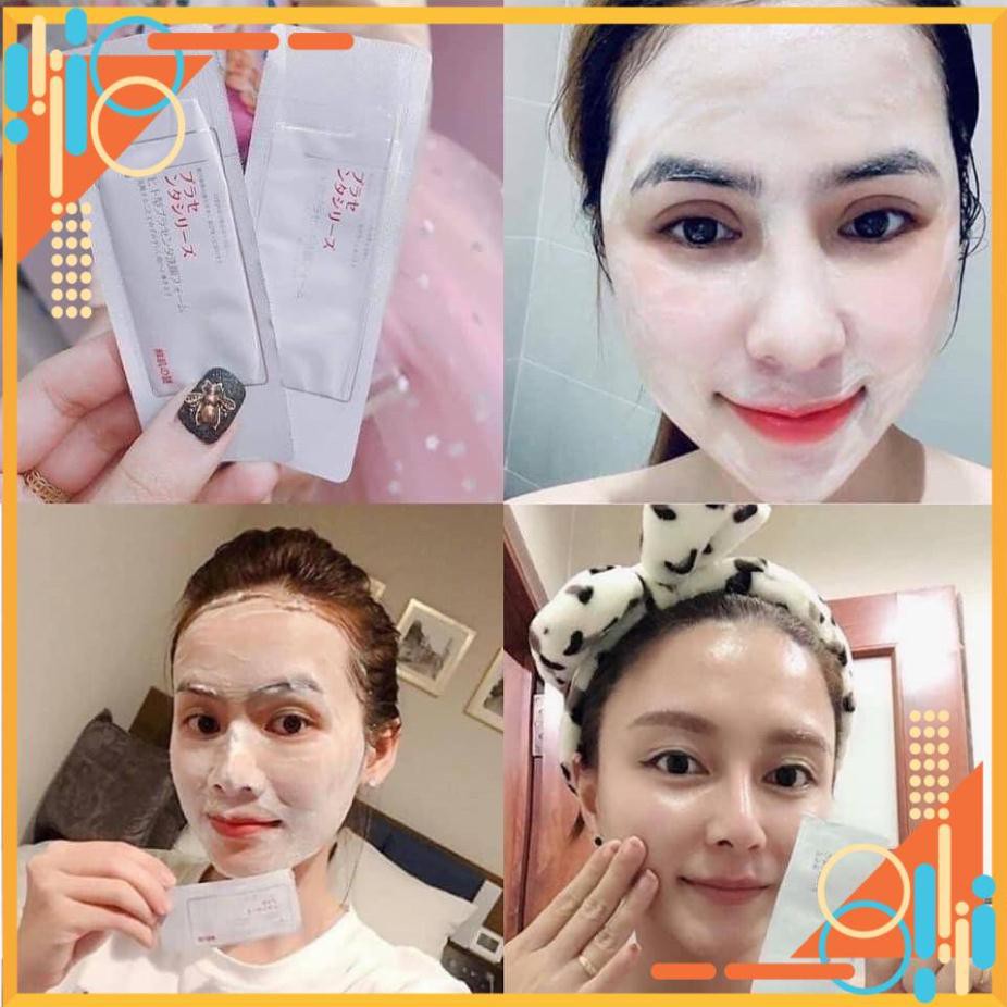 [Dùng là Xinh] Gói Ủ Trắng Face Nhau Thai Cừu Nội Địa Nhật (1 gói) | BigBuy360 - bigbuy360.vn