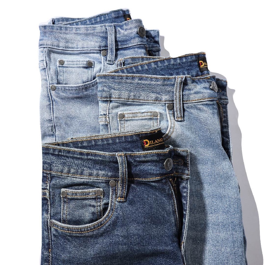 Quần Jean nam basic cao cấp, chất jean co giãn DILANO QJ03 | BigBuy360 - bigbuy360.vn
