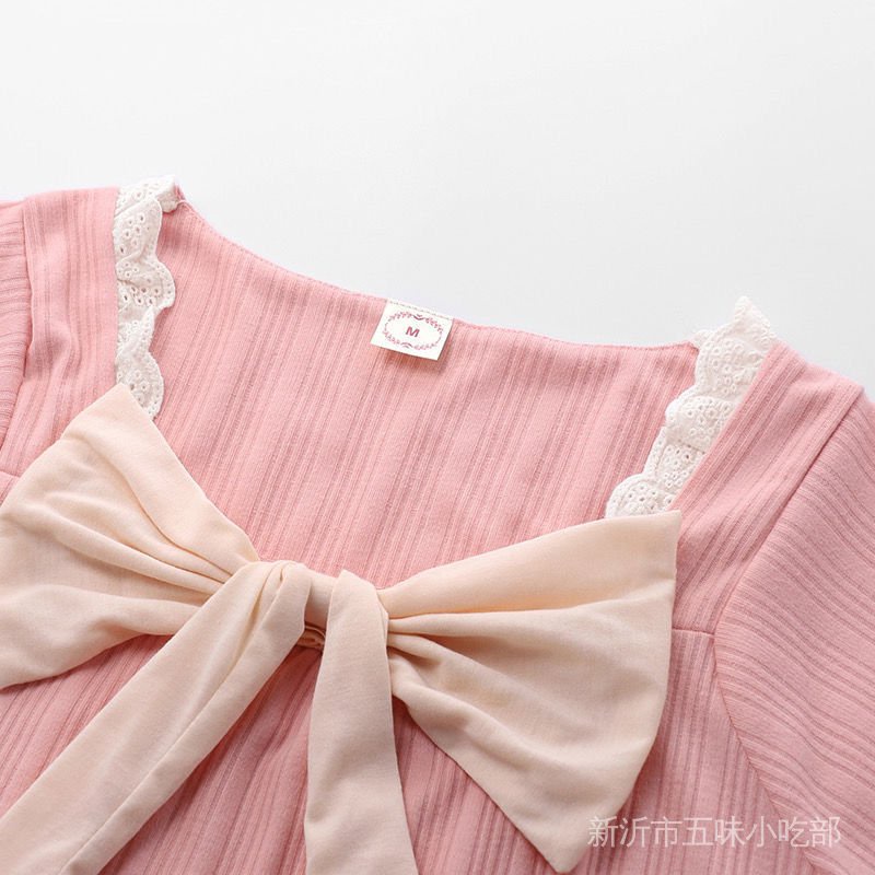 Đầm Ngủ Tay Ngắn 100% Cotton Thời Trang Mùa Hè Dễ Thương Xinh Xắn Cho Nữ