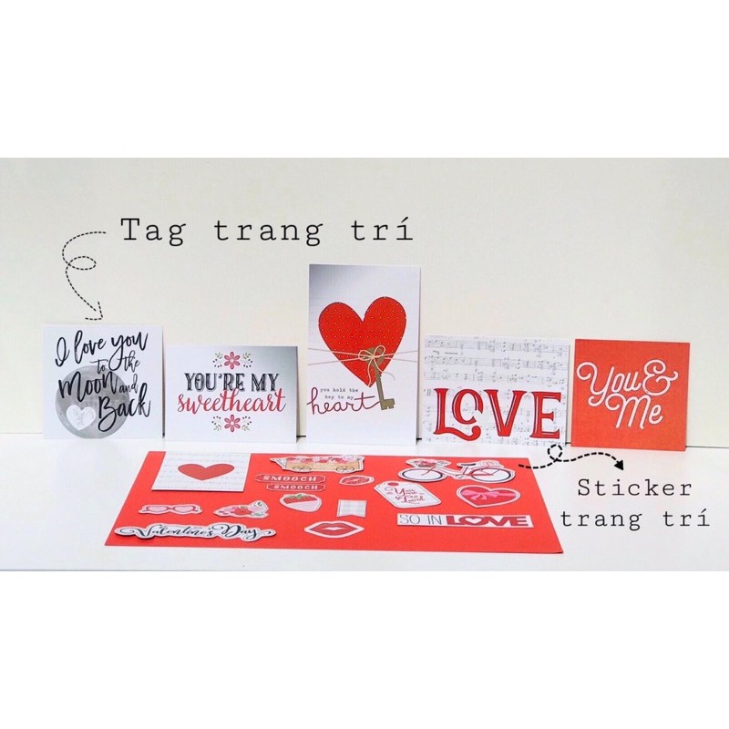 Die cut - Tag trang trí nhiều chủ đề (Dán bằng keo sữa/Băng dính xốp) | BigBuy360 - bigbuy360.vn