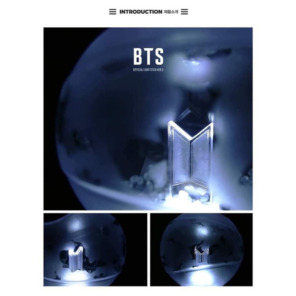 [SẴN HÀNG] BTS Official Lightstick - Bomb VER 3 (TẶNG KÈM QUÀ RANDOM THÀNH VIÊN)