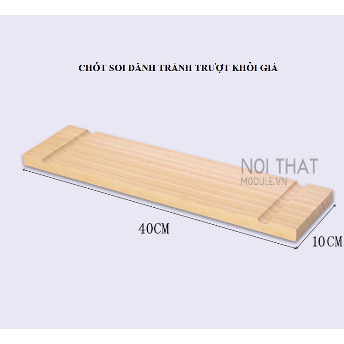 Bảng Trang Trí Lỗ, Bảng Trang Trí Pegboard Gỗ Tự Nhiên kích thước 40cm x 60cm.