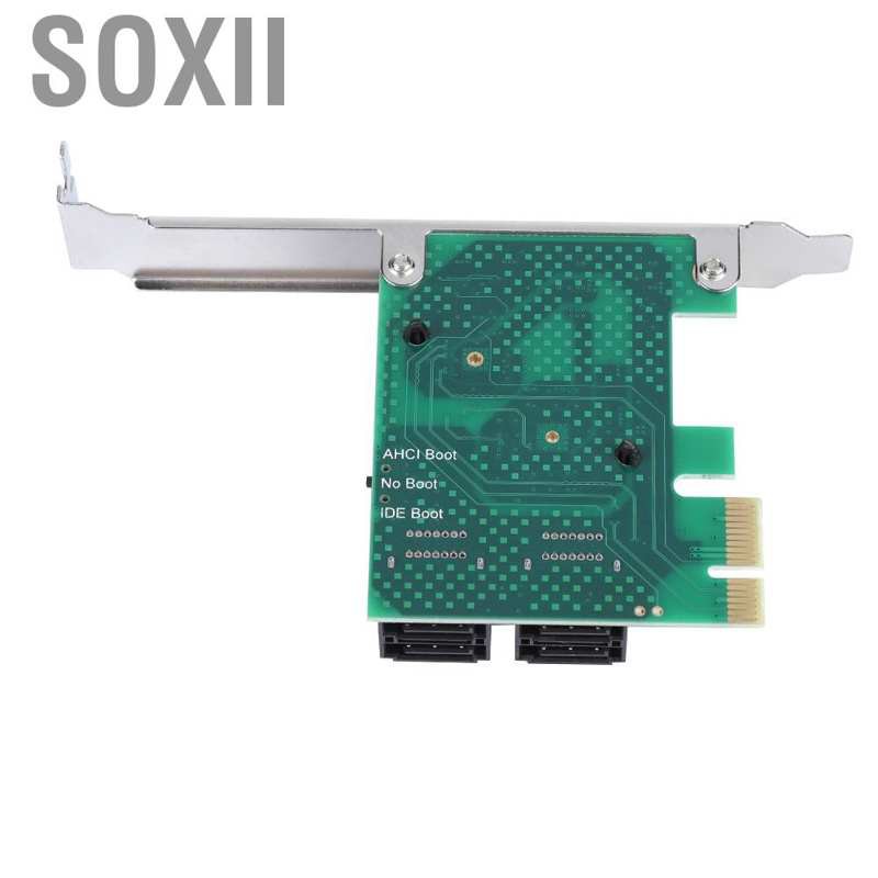 Card Mở Rộng Soxii Pci-E X1 Sang 4-port Sata 3.0 Sataiii 6gbps Cho Windows Xp