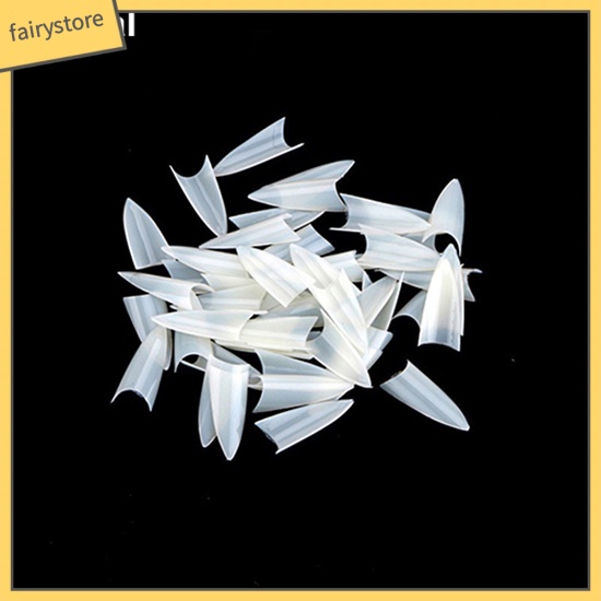 Túi 500 móng tay giả chưa trang trí có nhiều màu sắc để lựa chọn