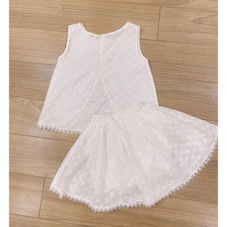 Set váy thô đục lỗ bé gái