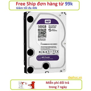 Ổ cứng HDD 500GB Tím, dạng ổ cứng chuyên dụng cho Camera