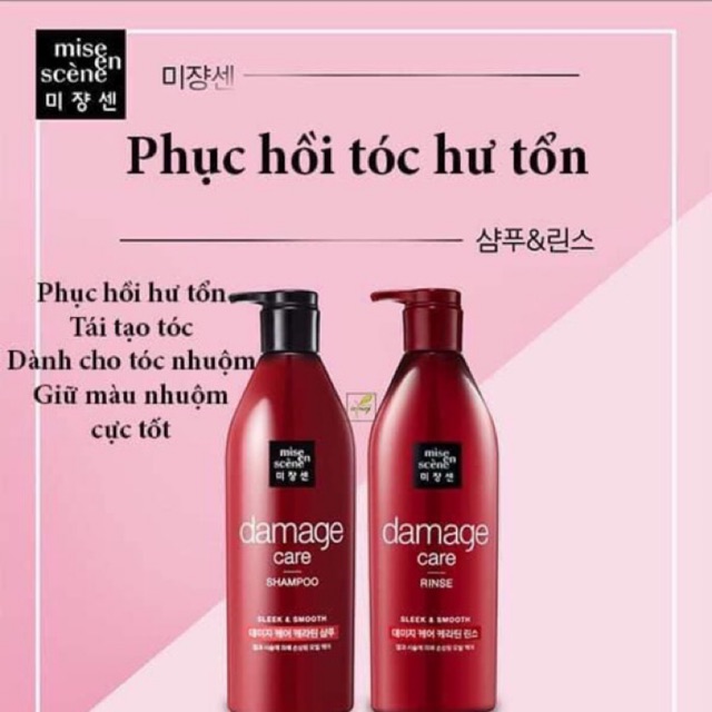 Combo dầu gội và xả perfect