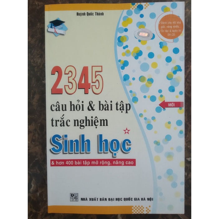 Sách - Combo 2345 Câu Hỏi và Bài Tập Trắc Nghiệm Sinh Học (Tập 1 + Tập 2)