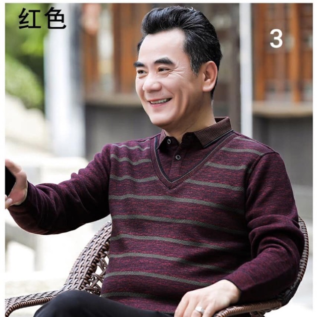 áo len ông
