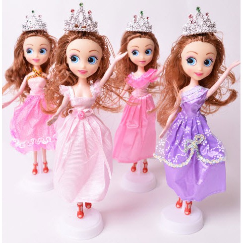 Đồ Chơi Búp Bê Barbie Cao 24cm - Đồ Chơi Búp Bê Công Chúa Cho Trẻ Em Màu Sắc Ngẫu Nhiên