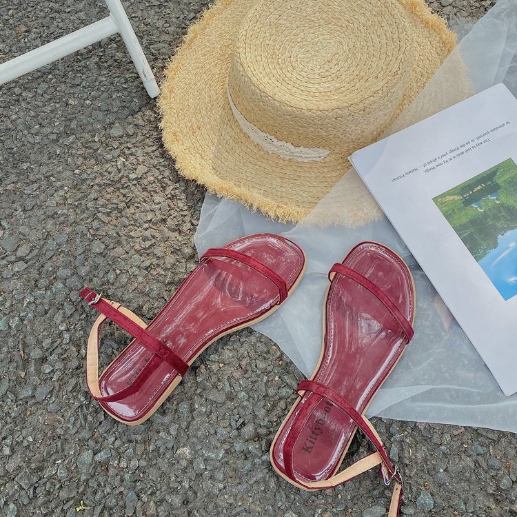 Xăng đan Đế Bằng Phối Dây Thời Trang Cho Nữ | BigBuy360 - bigbuy360.vn