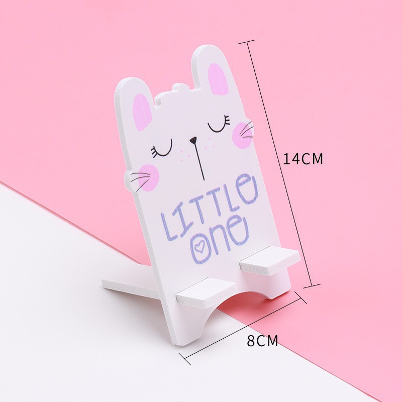 Giá đỡ điện thoại hình động vật [⚡SIÊU CUTE ⚡] lắp ghép bằng gỗ 88228 Lamon Store