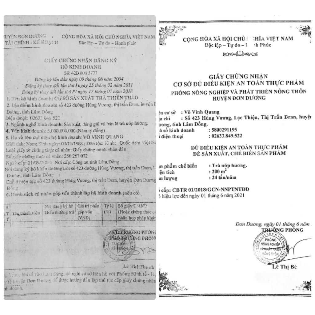 Trà túi lọc sâm dứa Thiên Thảo thơm ngon tiện lợi gói 350g giá sỉ - RoPlus | BigBuy360 - bigbuy360.vn