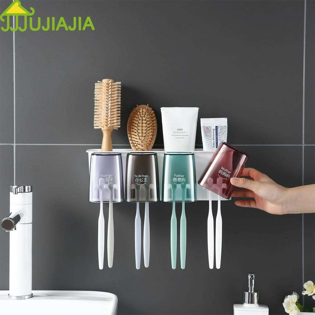 Kệ Đựng Đồ Và Bàn Chải Đánh Răng JUJIAJIA Cho Nhà Tắm