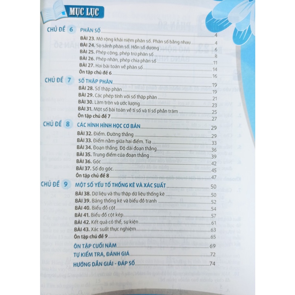 Sách - Bài tập Toán lớp 6 tập 2 cơ bản và nâng cao