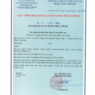 Sữa dê DG-1 - 400g (dành cho bé 0-6 tháng)