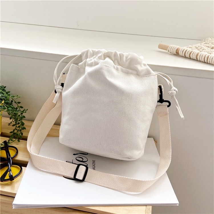 Túi Đeo Vai Vải Canvas Phong Cách Harajuku 2020 Dễ Thương Cho Nữ