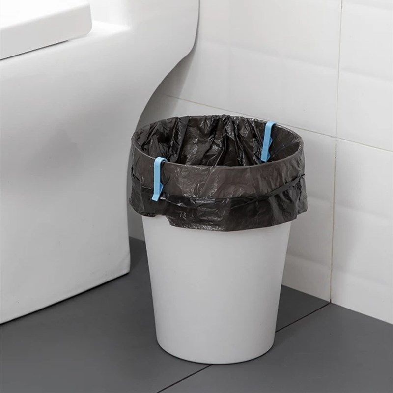 2 Kẹp giữ túi rác bằng nhựa chống trượt tiện dụng