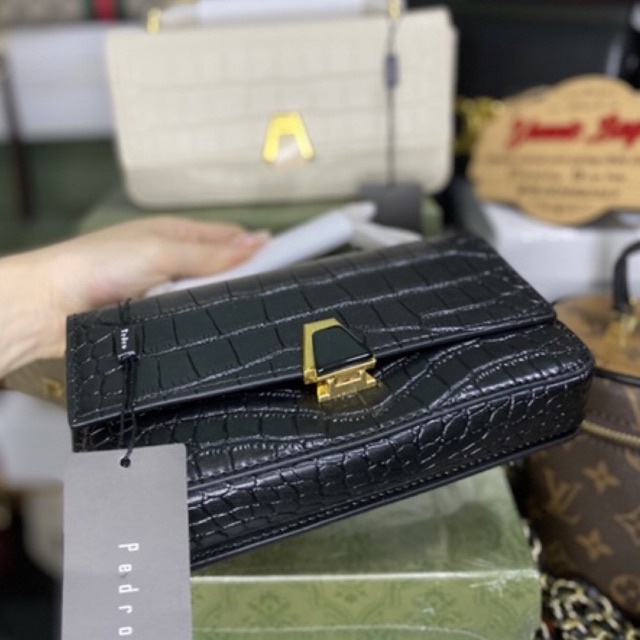 Túi đeo chéo PEDD.O mini vân rắn hàng có sẵn