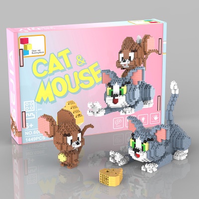 Lego Tom and Jerry - Bộ đồ chơi lắp ráp mô hình Disney