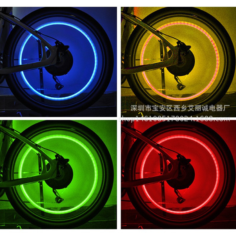 Đèn led Van xe 7 màu có video thật, phát sáng khi xe chạy lắp cho xe máy, ô tô, xe đạp