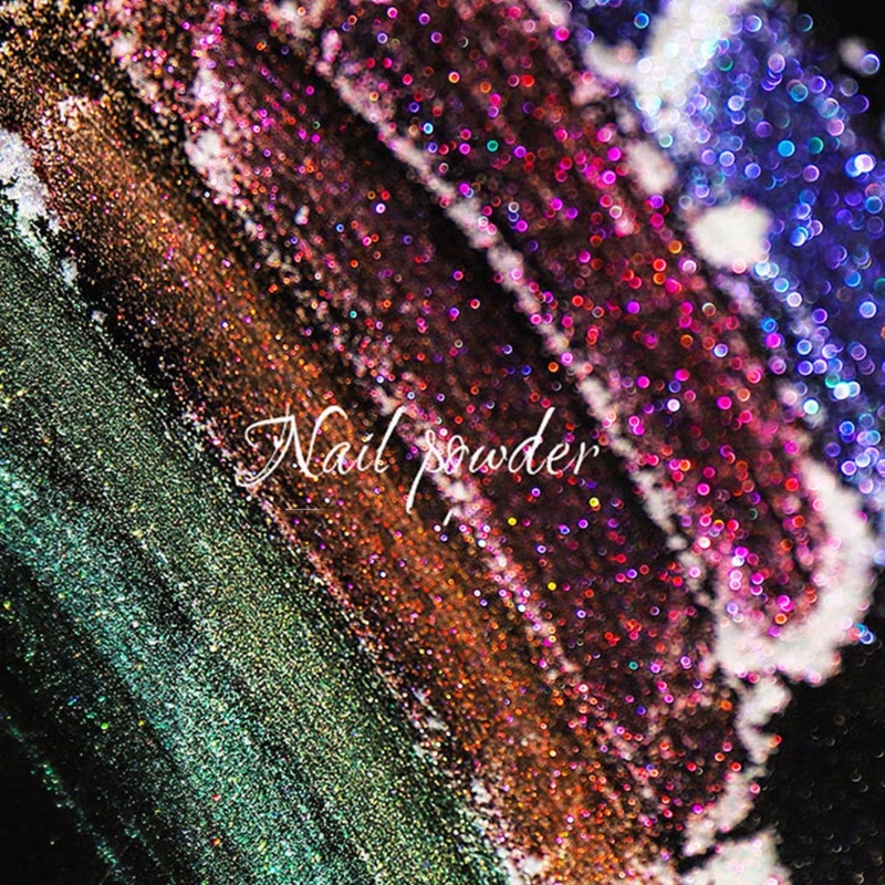 Bột Trang Trí Móng Tay Nghệ Thuật Với Bông Mút Chuyên Dụng Cho Salon / Nhà Ở