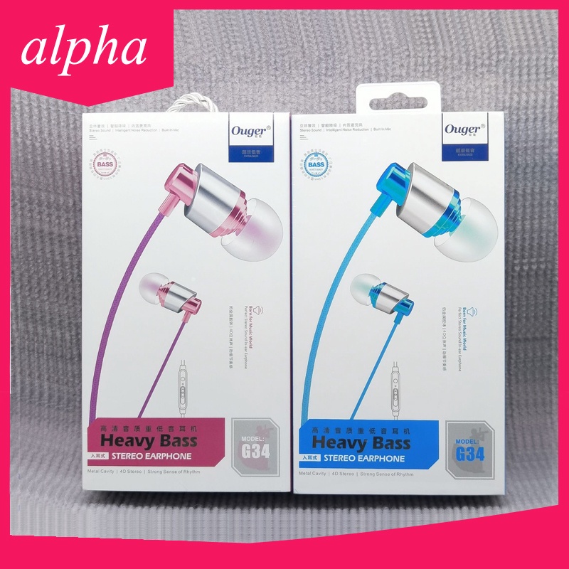 Tai nghe in-ear siêu trầm Thích hợp cho tai nghe điện thoại di động có giao diện 3.5mm như vivoOPPO Tai nghe phun sơn kim loại