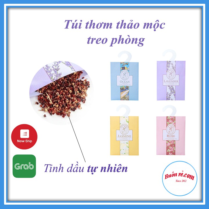 Túi thơm hương hoa thảo mộc tinh dầu tự nhiên treo phòng đa năng chuyên dụng -Buôn rẻ 00626