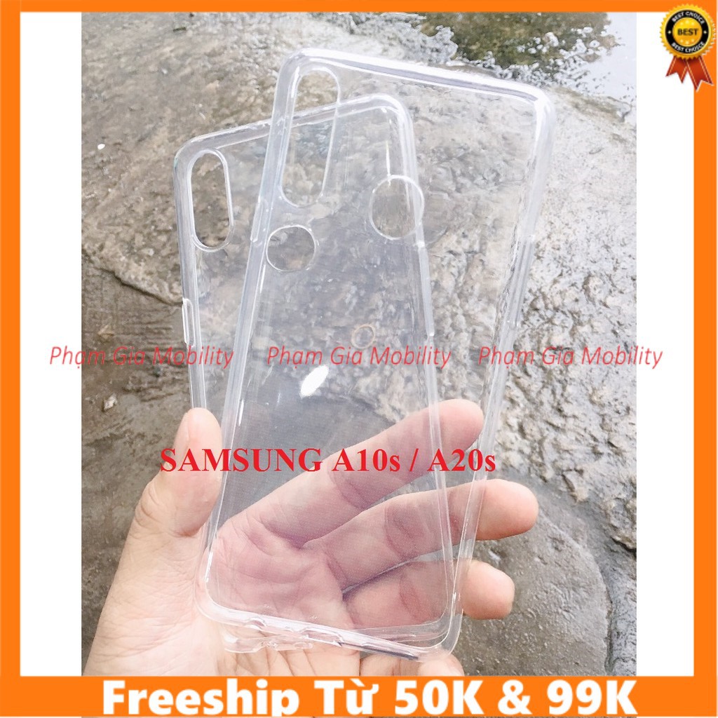 Ốp lưng Samsung A20s A10S dẻo trong cao cấp loại tốt