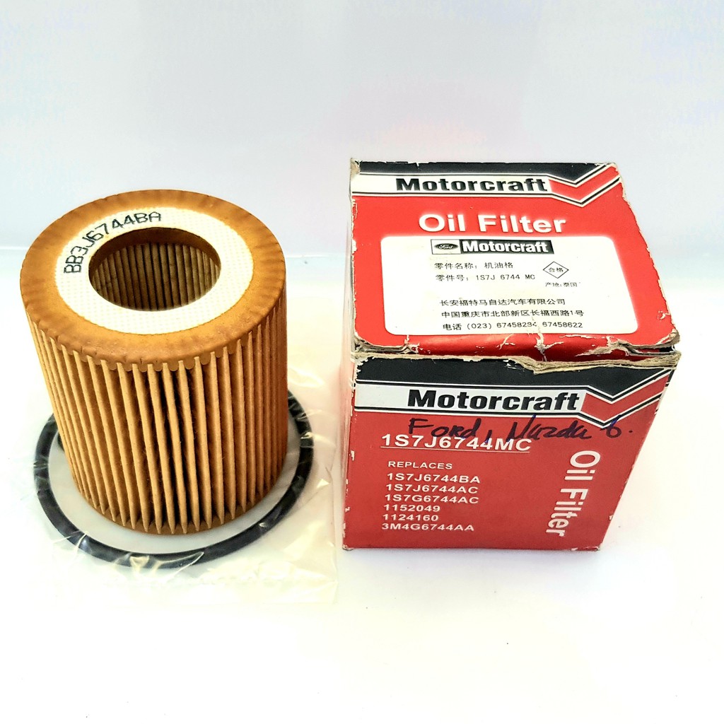 Lọc nhớt xe MOTOCRAFT 1S7J6744MC FORD MONDEO 2.0, MAZDA 6 1.8 2.0