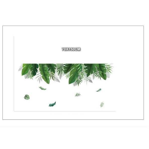 Decal dán tường - Cỏ Lá Dây Bắc Âu 02