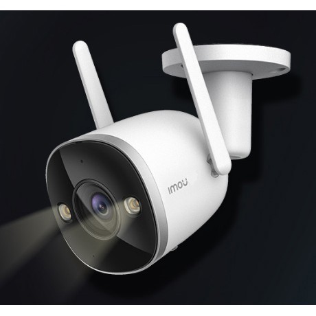 Camera IP WiFi Ngoài Trời, thân trụ IMOU F22FP 2MP 1080P Còi Hú có màu Màu Đêm, có mic ghi âm (chính hãng Dahua VN)