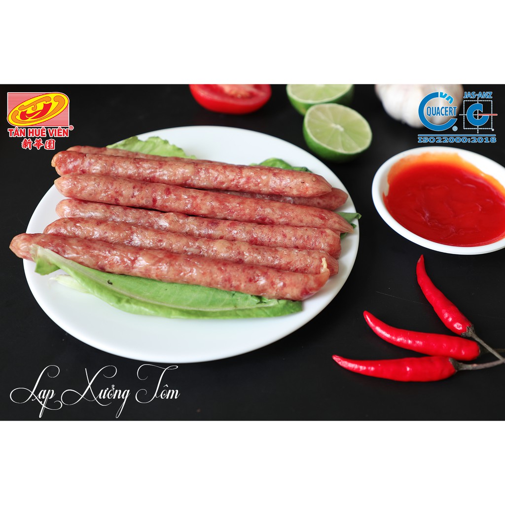 Lạp xưởng tôm Tân Huê Viên (bọc 200g)