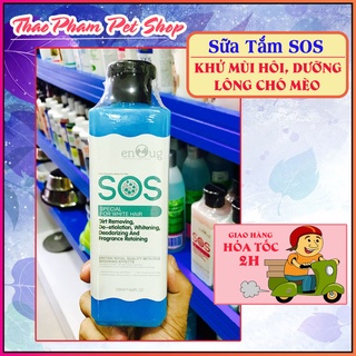 DẦU TẮM CHÓ MÈO SOS ( 7 MÀU)