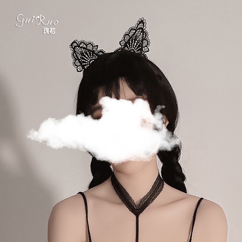 [Phụ Kiện] Bờm Tai Thỏ  Ren Sexy Gợi Cảm MS075 [CWEAR.SEXY_ĐỒ NGỦ &amp; NỘI Y CAO CẤP]