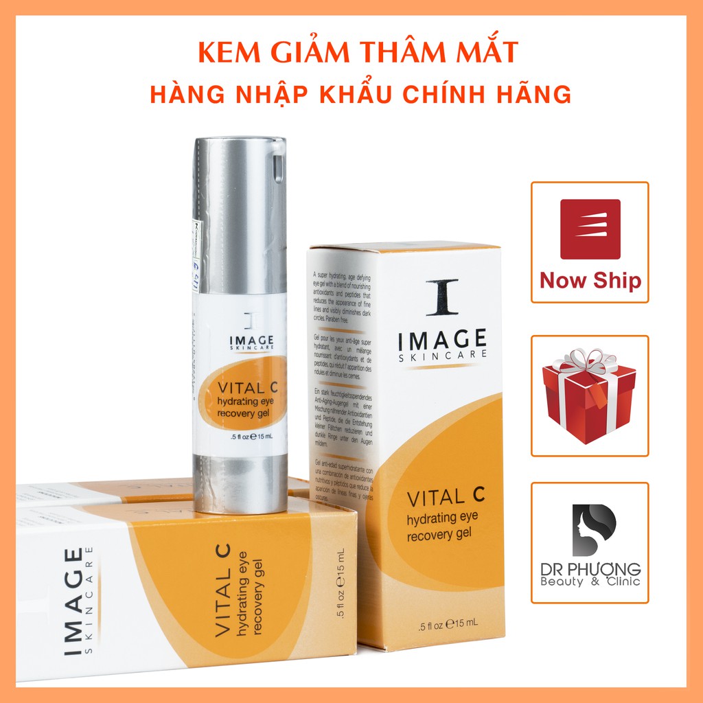 [CHÍNH HÃNG] Kem phục hồi, chống thâm quầng mắt Image Skincare Vital C Hydrating Eye Recovery Gel