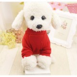 áo chó mèo cao cấp kiểu áo len đỏ