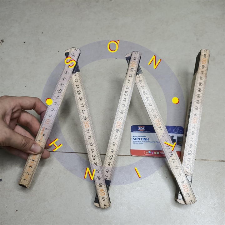 Thước xếp gỗ 2m Tolsen 35046